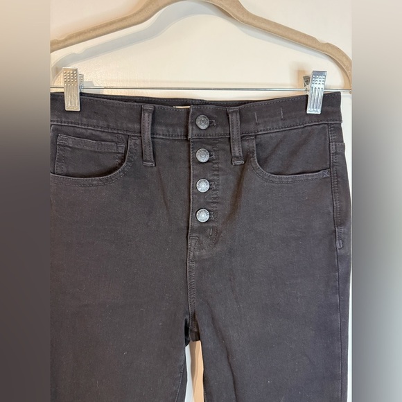 NWT Madewell Women’s Black 10” High-Rise Roadtripper Jeggings - Size 26T - Picture 2 of 8